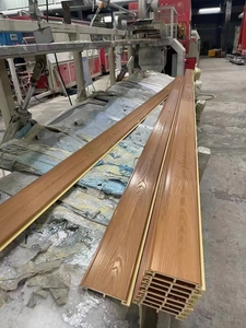 Ngoài trời WPC mặt tiền tường ốp phải đối mặt với bảng điều khiển phía trước nhà siding bên ngoài hiện đại tường lớp phủ gạch - Product Image 4