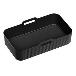 Plateau rectangulaire <span class=keywords><strong>en</strong></span> <span class=keywords><strong>silicone</strong></span> réutilisable, pliable, écologique, résistant à la chaleur, <span class=keywords><strong>pour</strong></span> friteuse à <span class=keywords><strong>air</strong></span>, micro-ondes, cuisson, plats - Product Image 6
