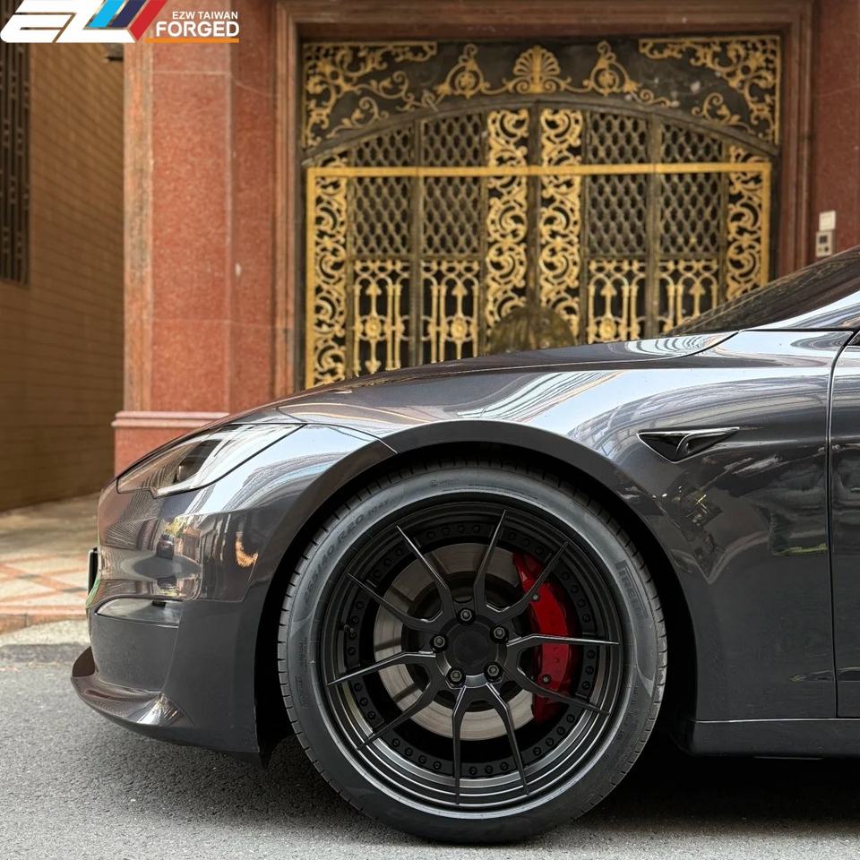 EZW Custom Chrome 2-piece Forged Aluminum Alloy Wheels 17 18 19 20 Inch ...