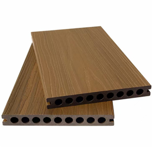 Tarima de Exterior de WPC Compuesto Coextruido, Resistente a la Humedad y Antideslizante, Impermeable por un Solo Lado, para Terrazas - Product Image 3