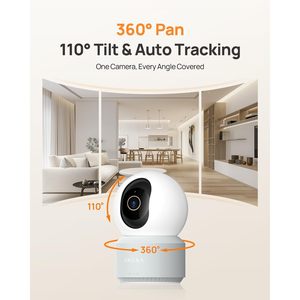 กล้องวงจรปิด Anona Pano 4K UHD สำหรับภายในบ้าน ดูแลสัตว์เลี้ยงและเด็ก หมุนได้ 360 องศา รองรับ Wi-Fi 6 แบบ Dual Band - Product Image 3