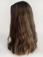 Perruque Sheitel 100% Cheveux Humains Vierges Non Traités, Top en Soie, Dentelle Suisse Invisible, Nœuds Simples, Raie Multidirectionnelle, Certifiée Casher Juive