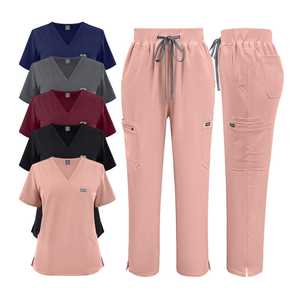Divisa Medica Personalizzata per Donne, Traspirante, Elasticizzata in 4 Direzioni, Uniforme da Infermiera, Supporto OEM, Set Ospedaliero Premium Durevole - Product Image 4