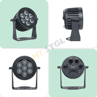 HT.STGL Lumière par LED étanche 7x15W RGBW pour scène DJ événements extérieurs Éclairage professionnel IP65