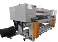 Machine à carton ondulé simple face pour boîtes en carton ondulé à double profil robustes