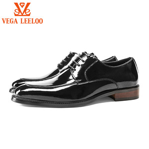 أحذية رجالية رسمية فاخرة من الجلد اللامع، أحذية أوكسفورد من الجلد الطبيعي للأعمال والزفاف - Product Image 2