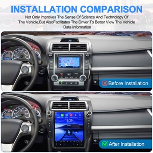 Navihua Car Upgrade 12 Inch Telsa Android Car Radio Touch Screen GPS Multimedia Carplay Auto <b>Stereo</b> for Toyota Camry 2012-2024 - Product Image 4