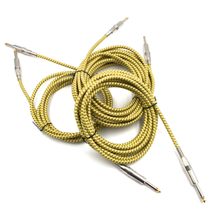 Venta caliente profesional instrumento musical accesorio <span class=keywords><strong>cable</strong></span> <span class=keywords><strong>guitarra</strong></span> cables 3M 4m 10m <span class=keywords><strong>cable</strong></span> <span class=keywords><strong>de</strong></span> <span class=keywords><strong>guitarra</strong></span> <span class=keywords><strong>de</strong></span> alta calidad precio al por mayor - Product Image 2
