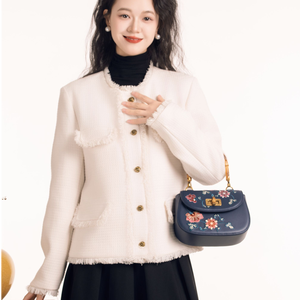 Borsetta Chinoiserie Suzhou con Ricamo Camelia e Bambù, Fodera in Tela Tinta Unita, Poliestere, Regalo di Compleanno Perfetto - Product Image 6