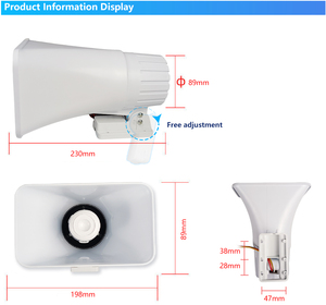 Sirène d'alarme à haut niveau sonore 150 dB, fabricant OEM ODM, sirène de sécurité, conception étanche pour plusieurs scénarios de sécurité - Product Image 3