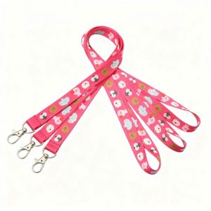 Nouveau produit : Lanière personnalisée en polyester avec impression sérigraphique et sublimation, lanière lisse avec logo, badge d'identification personnalisé - Product Image 2