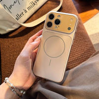 Accesorios Magnéticos de Vidrio para Teléfono, Compatibles con iPhone 18, 17, 16, 15, 14, 13, 12, 11, Carga Inalámbrica, Funda Protectora Anti-rayones