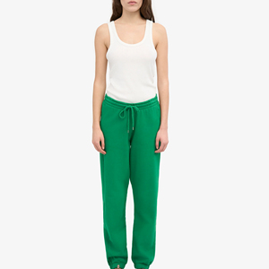 Pantalon de survêtement d'hiver pour femmes avec taille élastique - 100% coton, style décontracté pour se détendre à la maison - Product Image 2