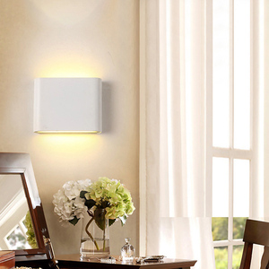 Modern Square Bedroom LED Light Aluminum Wall-Mounted Waterproof Wall <b>Lamp</b> <b>Touch</b> Control Dimmable 3-Year Warranty 50000 Hours - Product Image 5
