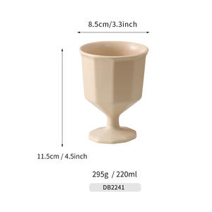 Taza de Cerámica Personalizada de Gran Capacidad, sin Asa, Diseño Elegante para Postres, Uso como Regalo, Público Objetivo General - Product Image 4