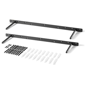Soporte de estante flotante de alta resistencia de 24 pulgadas soportes ciegos de acero sólido soportes ocultos invisibles para montaje en pared de madera oculto - Product Image 1