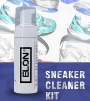 Nettoyant pour chaussures en mousse portable de voyage 150 ml, marque privée, 100 % naturel, sans alcool, écologique, formule neutre, pour baskets