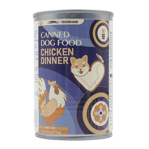 Fabricant OEM d'aliments pour animaux de compagnie, étiquette personnalisée, nourriture pour chiens à base de viande déchiquetée, 375g, sans céréales, sans agents colorants, nourriture pour chiens entièrement naturelle, nourriture humide pour chiens - Product Image 1