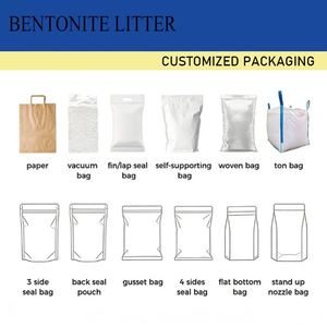 Benjie OEM Litière pour chat naturelle à base de sodium, sphérique, biodégradable, anti-odeur, forte absorption, sans poussière, agglomérante, Bentonite Premium 5KG, 99% - Product Image 5