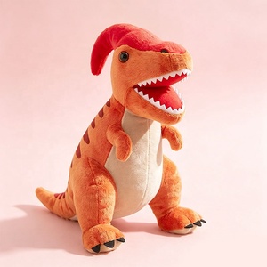 Peluche de dinosaure personnalisée, peluche douce de pterosaure, parasaurolophus, spinosaure, ankylosaure, peluche de zoo, cadeau pour enfants, OEM ODM - Product Image 5
