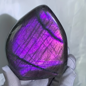 ลาบราโดไรต์สีม่วงแฟลชแรง ขายส่ง ไม่มีคราบ สำหรับบำบัดทางจิตวิญญาณ ของขวัญ ตกแต่งบ้าน ตกแต่งสำนักงาน - Product Image 1