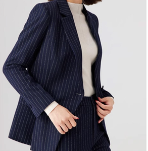 Hàng Hóa Đã Sẵn Sàng Polyester Rayon Spandex Twill Sọc 1Cm 300gsm Vải Giá Tốt Thoải Mái Vải Cho Nam Giới Và Phụ Nữ Của Phù Hợp Với - Product Image 6