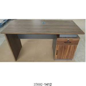 Escritorio de Oficina Moderno con Gabinete de Almacenamiento de Madera, Diseño Contemporáneo para Oficina en Casa, Independiente 37692-1412 - Product Image 1