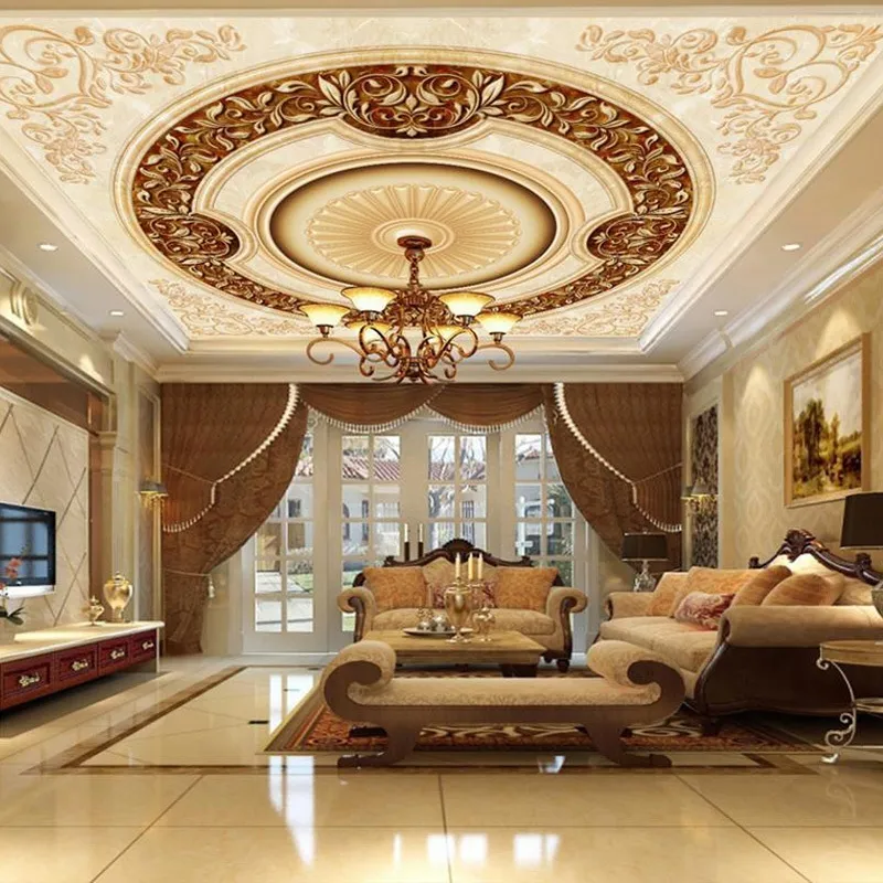 Europäische Luxus Gold Decken leuchte Wandt apete für Hotellobby Dekoration