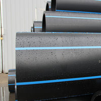 Tuyau droit en PE100 HDPE durable avec connexion par soudage à fusion thermique pour l'alimentation en eau, le drainage et les applications industrielles
