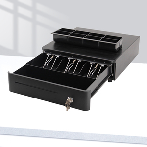 <span class=keywords><strong>Caja</strong></span> <span class=keywords><strong>Registradora</strong></span> Automática HER-330R de Acero para Punto de Venta en Restaurantes con Cajón de Dinero Pequeño RJ11 - Product Image 6