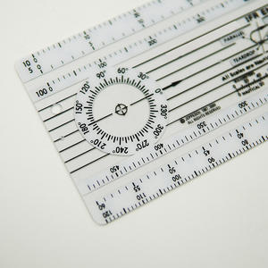 Calculateur de vol E6B polyvalent de haute qualité, règle à glissière d'aviation de remplacement, échelle de correction du vent, outil de mesure et de jauge pour étudiants - Product Image 4