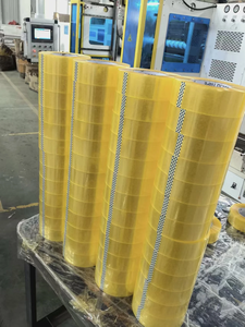 Cintas de Embalaje Bopp DEFOO a Bajo <span class=keywords><strong>Precio</strong></span>, Cinta Adhesiva de 200m 300m, Color Amarillento, 48mm 300 Metros - Product Image 5