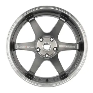 #M1013 16 17 18 19 inch car TE37 wheels alloy rims PCD 5*100 5*108 5*112 5*114.3 Universal Sport car rims wheels