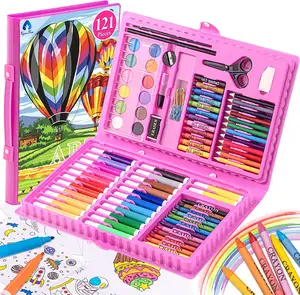 Geschenken Kunst Set Case Oliepastels Kleurpotloden Kleurpotloden Aquarel Cakes Kunst Kit Tekening Schilderij Kunst Benodigdheden Voor Kinderen Oem