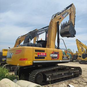 Excavadora sobre orugas grande Sany 305H, pintura de fábrica Original usada de alta calidad, engranaje de condición de segunda mano Core 40 TonSpot, venta - Product Image 5