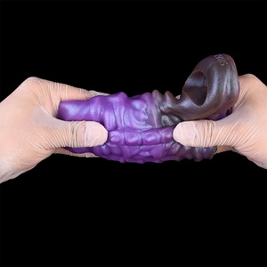 SHAZ-3005 Penis Sleeve Extender Enhancer Realistic <b>Dildos</b> Condom Delay Ejaculation Cock Ring Testis <b>Dildo</b> - Product Image 5