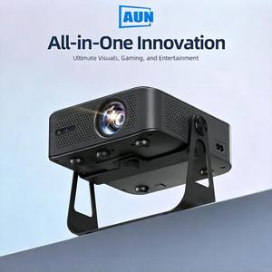 <span class=keywords><strong>Projecteur</strong></span> intelligent AUN A005 1080P Full HD 760 ANSI Lumens Home Cinéma Écran LCD Projecteurs <span class=keywords><strong>vidéo</strong></span> avec support - Product Image 2
