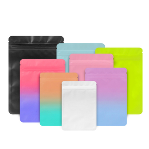 <span class=keywords><strong>Ziplock</strong></span> Mylar túi mini con số Matte Gradient màu metalized nhựa dây kéo bao bì bí ẩn mù túi cho doanh nghiệp nhỏ - Product Image 5