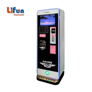 Hot Sale Coin Dispenser Credit Card Arcade Atm Bill To Coin Exchange Vending Machine Token Exchanger With Self Service Kiosk