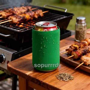 Funda de Neopreno Plegable para Botellas de Cerveza, con Logotipo Personalizado por Sublimación Láser, para Latas Delgadas - Product Image 3