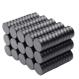 Disco de imán fuerte de alto rendimiento N35 N38 N45 N52 imán de neodimio epoxi negro impermeable redondo plano Delgado Iman para industriales - Product Image 1