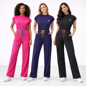 Mono <span class=keywords><strong>de</strong></span> Trabajo <span class=keywords><strong>de</strong></span> Alta Calidad con Logotipo Personalizado, Uniforme <span class=keywords><strong>de</strong></span> Enfermera para Mujer, Pantalones Deportivos Elásticos, Uniformes Médicos para Hospital <span class=keywords><strong>de</strong></span> Mascotas - Product Image 3