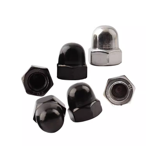 Hochwertige M4-24 Edelstahl Sechskant-Hutmuttern, Kegelmutter, Kuppelmutter nach DIN1587, Sechskantkopf Größe M10 Länge 20mm - Product Image 5