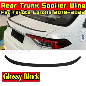 Toyota Corolla 2019 2020 2021 2022 <b>Rear</b> <b>Spoiler</b> Wing Car Accessories ABS Plastic Car <b>Rear</b> Trunk <b>Spoiler</b> <b>Rear</b> Trunk Wing Body Kit - Product Image 1