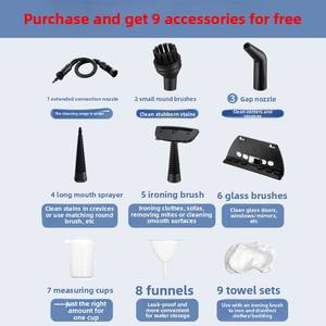 Outils de nettoyage en gros, nettoyeur haute température portatif, adapté à la maison, à la cuisine, à la salle de bain, à la voiture - Product Image 3