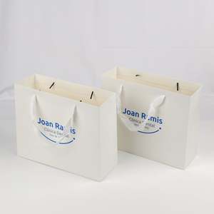 High Quality Customized Logo Eco-Friendly Recyclable Luxury Handle Boutique Shopping <b>Gift</b> Packaging Kraft Paper <b>Bags</b> - Product Image 5