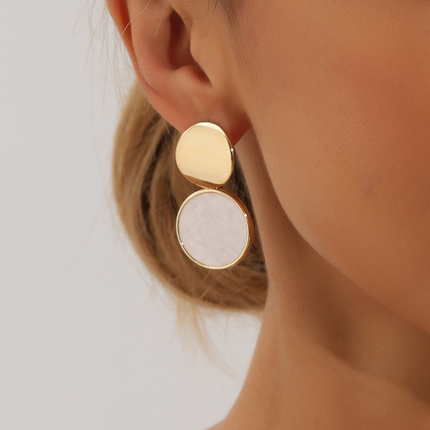 ZW1308 gold earrings