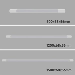 Lampe linéaire LED étanche IP65, raccordable, 600 mm, 1200 mm, 1500 mm, pour éclairage de plafond d'atelier et d'entrepôt - Product Image 6