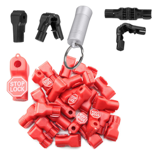 Hookei EAS Security <b>Display</b> <b>Hook</b> Stop Lock Catch Anti-theft Hard Tag Stoplock for Retail Shop with a key - Product Image 3