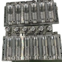 高品質は図面に従ってカスタマイズすることができます2/4キャビティ半自動ブロー金型 - Product Image 5